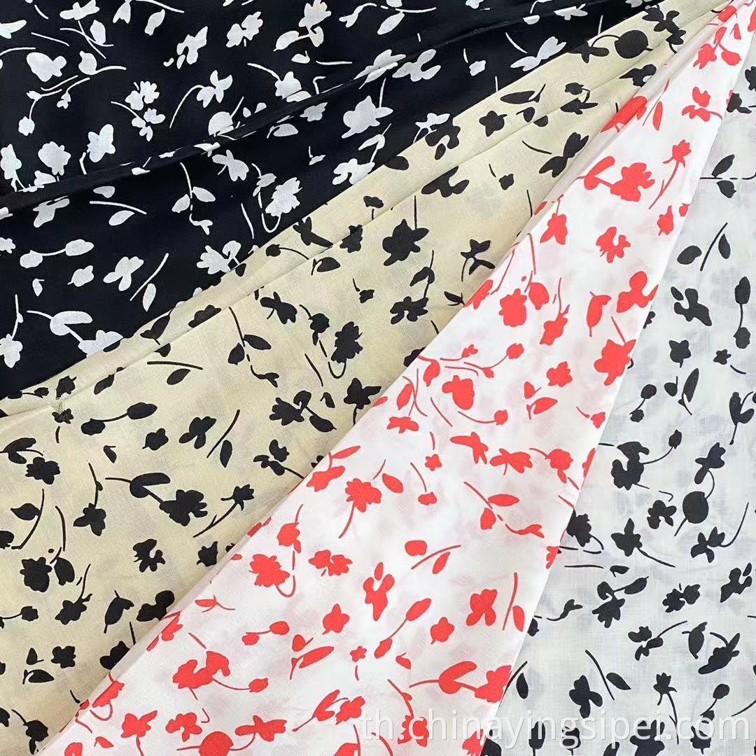 ISP สิ่งทอการผลิตร้อนขาย hot printed viscose rayon challis fabric